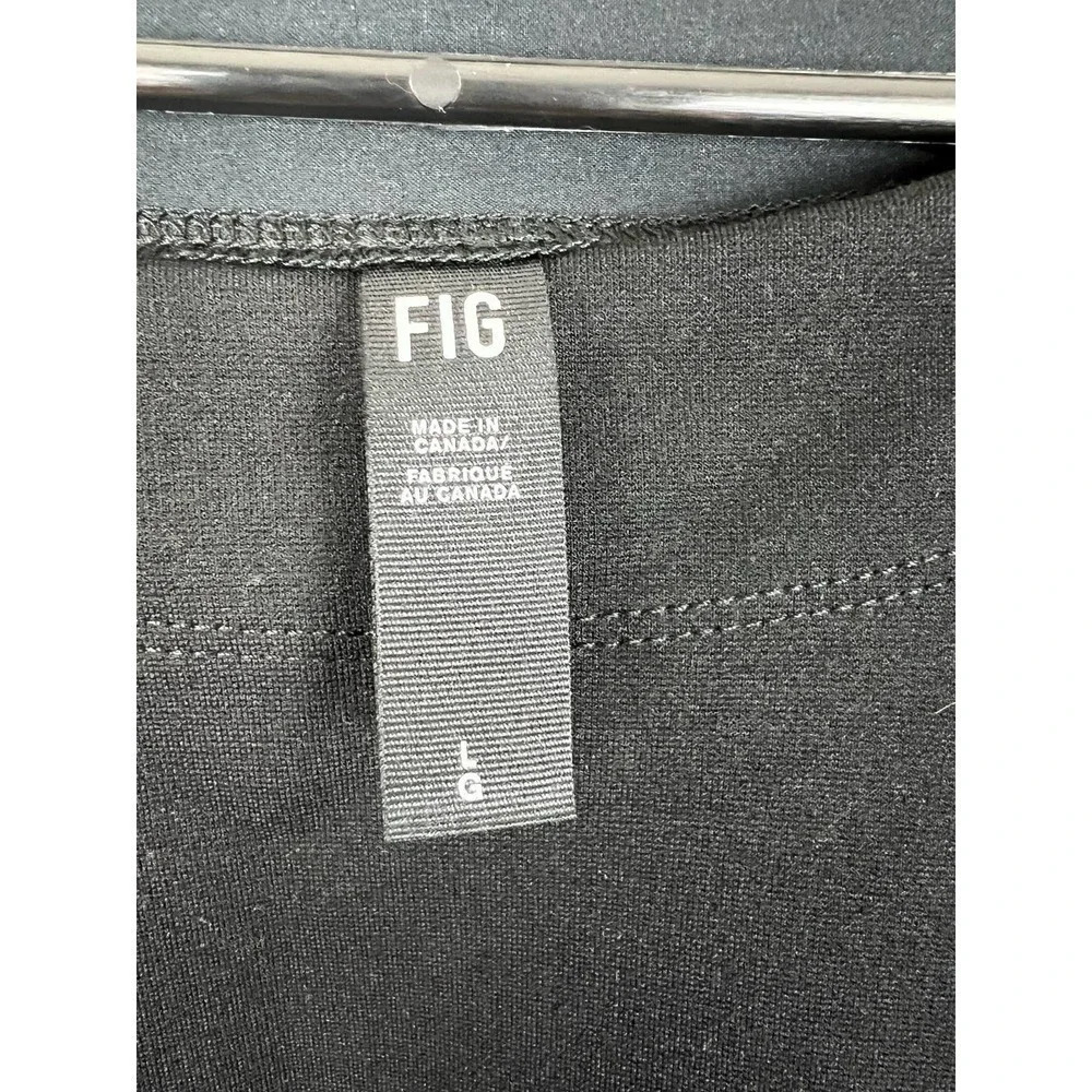 FIG NWT Black Long Sleeve Sweater UPF 50+ Women’s Large - Picture 8 of 9